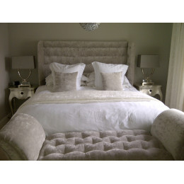 Handmade Buttoned Headboard Handmade Buttoned Headboard
