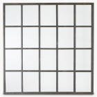 Metal Window Style Mirror