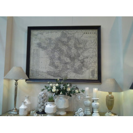 Medford Landscape Framed Map France 