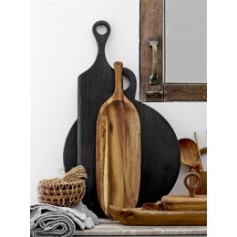 Oval Acacia Wooden Serving Tray
