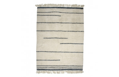 Natural Wool Stripe Rug