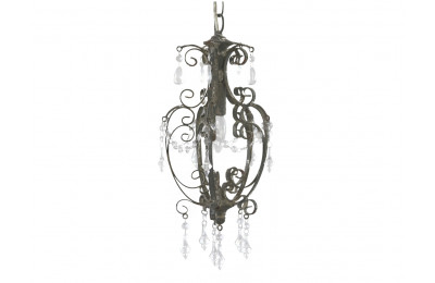 French Grey Handmade Chandelier