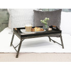 French Metal Breakfast Tray with Stand