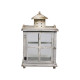 Large Wood Metal Lantern Large Wood Metal Lantern
