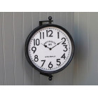 Black Metal Suspended Wall Clock Black Metal Suspended Wall Clock