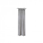 Grey Linen Curtain with Stripes Grey Linen Curtain with Stripes