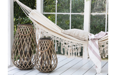Neutral Hammock with Fringes