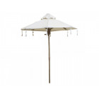 Bamboo Cream Linen and Bamboo Traditional Sun Parasol