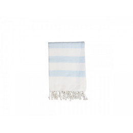 St. Tropez bath Sheet with Fringes Light Blue St. Tropez bath Sheet with Fringes Light Blue