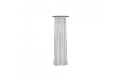 White Linen Curtain with Stripes White Linen Curtain with Stripes