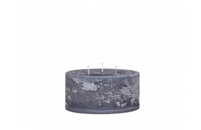 Dark Grey Pillar candle