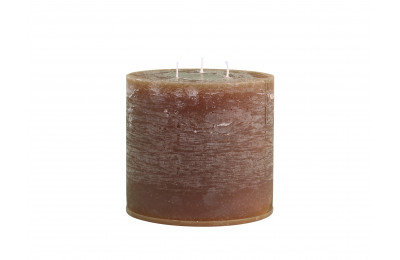 Extra Large Rustic walnut Pillar Candle Extra Large Rustic walnut Pillar Candle