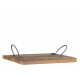  French Old Tray with Metal Handles 
