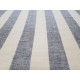French Style 100% Linen Blue & White Wide Stripe Sample
