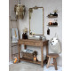 Glass Soap Bottle with Pump Mocha Sml