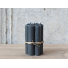 Grey Short Dinner Candle