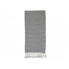 Hammam  Black Stripe Bath Sheet
