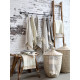 Hammam Grey Stripe Towel