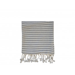 Hammam Grey Stripe Towel