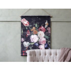 Large French Floral Hanging Canvas Large French Floral Hanging Canvas
