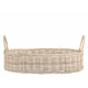 Large Wicker Tray With Handles