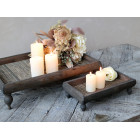 Unique Wooden Tray on Feet