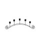 Fil De Fer Candleholder for Five Candles