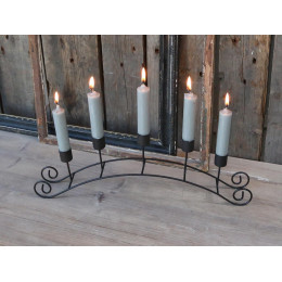 Fil De Fer Candleholder for Five Candles Fil De Fer Candleholder for Five Candles