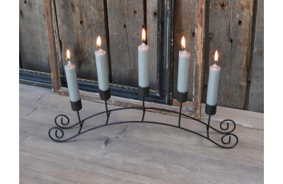 Fil De Fer Candleholder for Five Candles