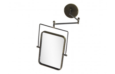 Antique Brass Square Shaving Mirror