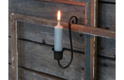 Old French candle Holder with Dinner Candle Old French candle Holder with Dinner Candle