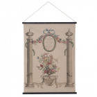 Romantic Floral Fabric Wall Hanging Romantic Floral Fabric Wall Hanging