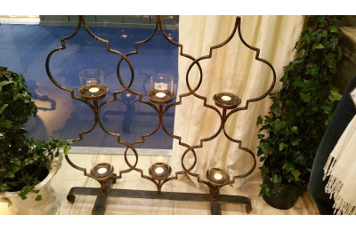  Black Multi Floor Standing Candleholder