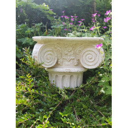 Distressed Carved wall shelf
