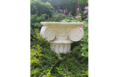 Distressed Carved wall shelf