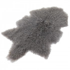 Grey Tibetan Lambskin Rug
