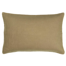 Linen Cushion Cover Autumn Green