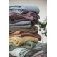 Smoke Grey Quilted Throw