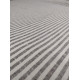 French Style 100%  Linen Grey & White Ticking stripe Sample