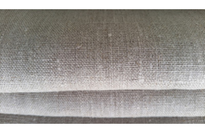 French Style Natural 100% Linen Fabric Sample