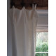 French Style Rustic Ivory 100% Linen Fabric Sample