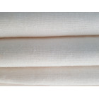 French Style Rustic Ivory 100% Linen Fabric Sample
