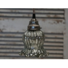 Handmade Tulip Antique Style Colour Antique Silver Ceiling Lamp