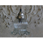 Handmade Tulip Lamp Glass Ceiling Rossette