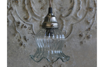 Handmade Tulip Lamp Glass Ceiling Rossette