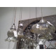 High Quality Detailed Pressed Glass Small Ceiling Light with Brushed Chrome Fitting High Quality Detailed Pressed Glass Small Ceiling Light with Brushed Chrome Fitting