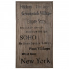 High Quality Distressed Timber New York Art Work Board