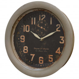 High Quality 'Dupont and Allardet Paris 1879' Wide Frame French Antique Style Clock