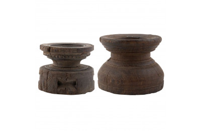 Unique Timber Candle Holder